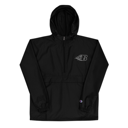 PACKABLE CHAMPION JACKET - BLACK