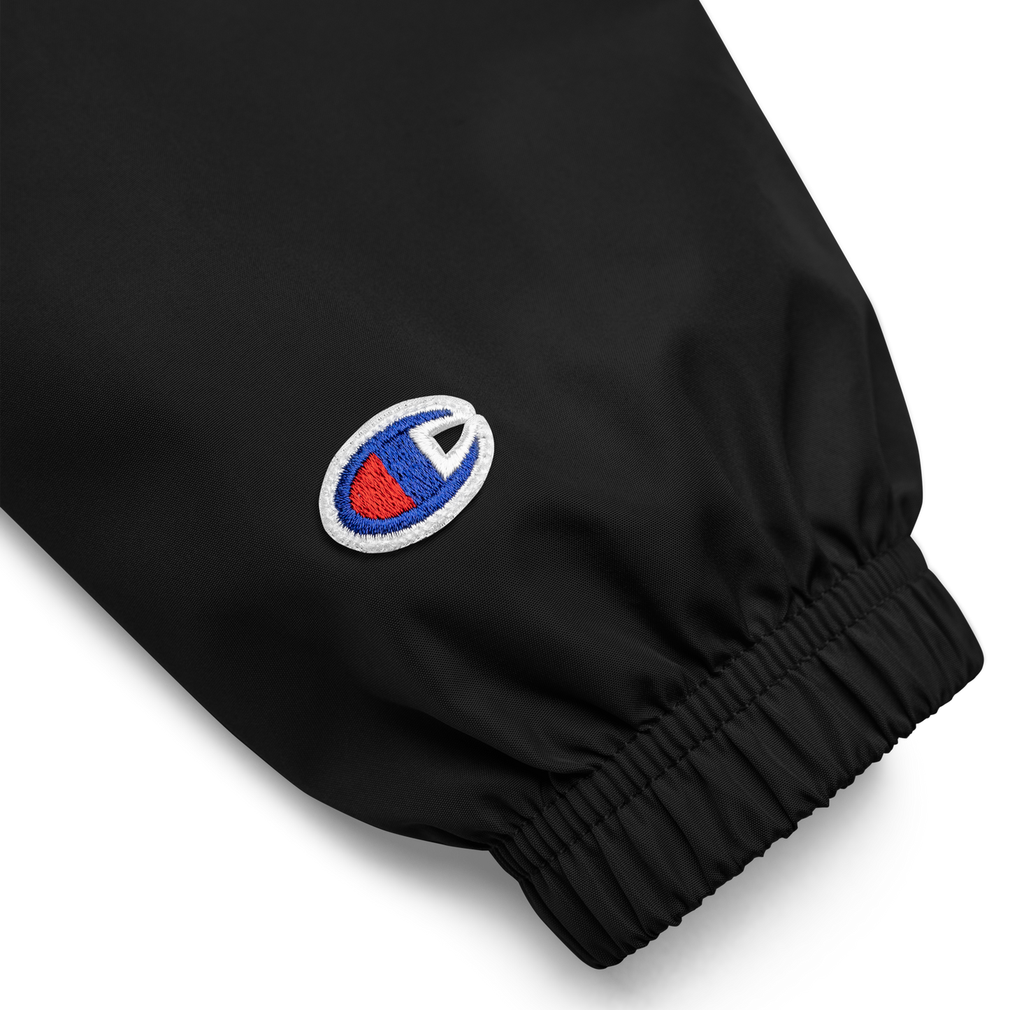 PACKABLE CHAMPION JACKET - BLACK