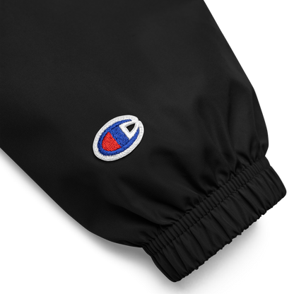 PACKABLE CHAMPION JACKET - BLACK