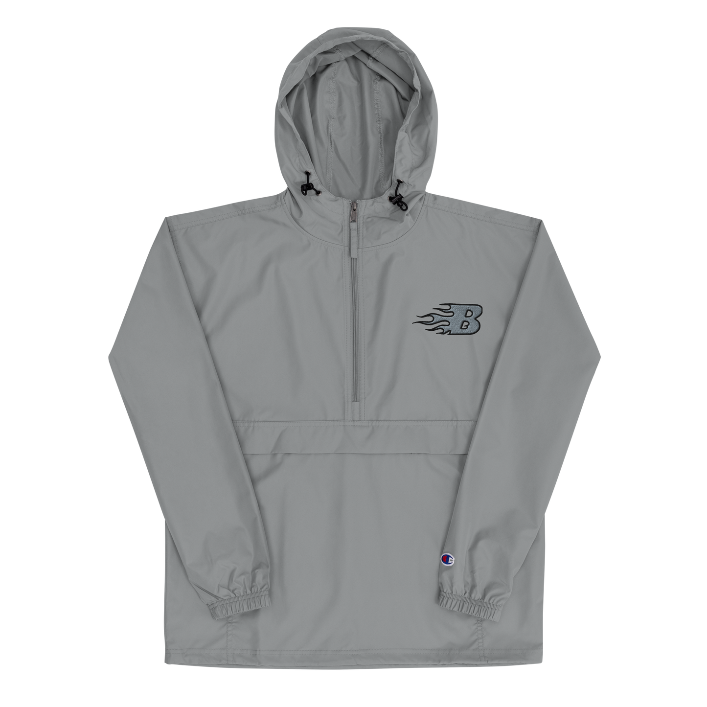 PACKABLE CHAMPION JACKET - CARBON GRAY