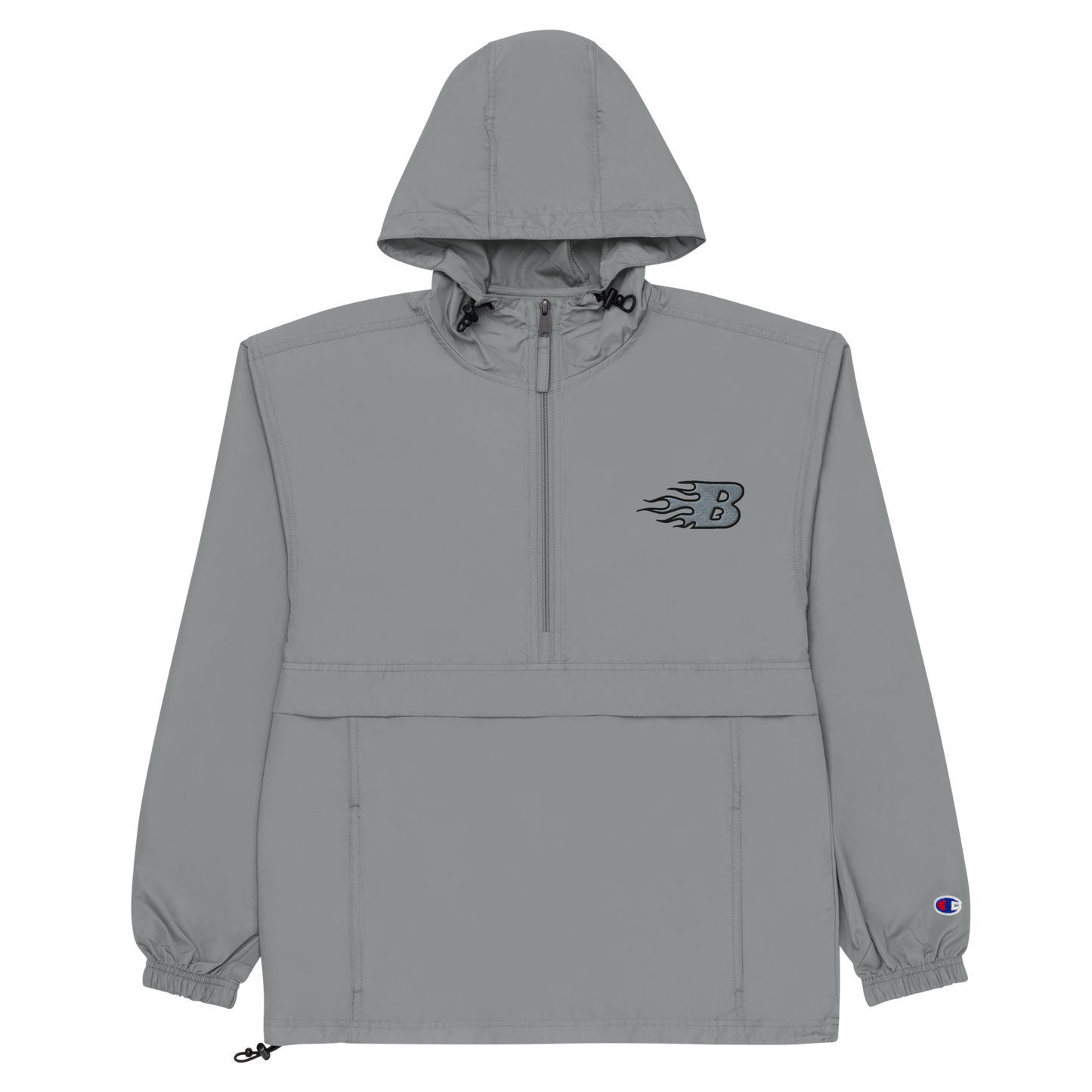 PACKABLE CHAMPION JACKET - CARBON GRAY