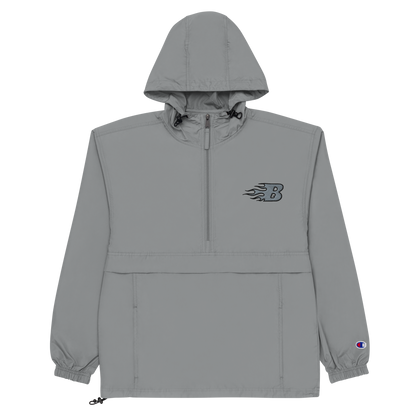PACKABLE CHAMPION JACKET - CARBON GRAY
