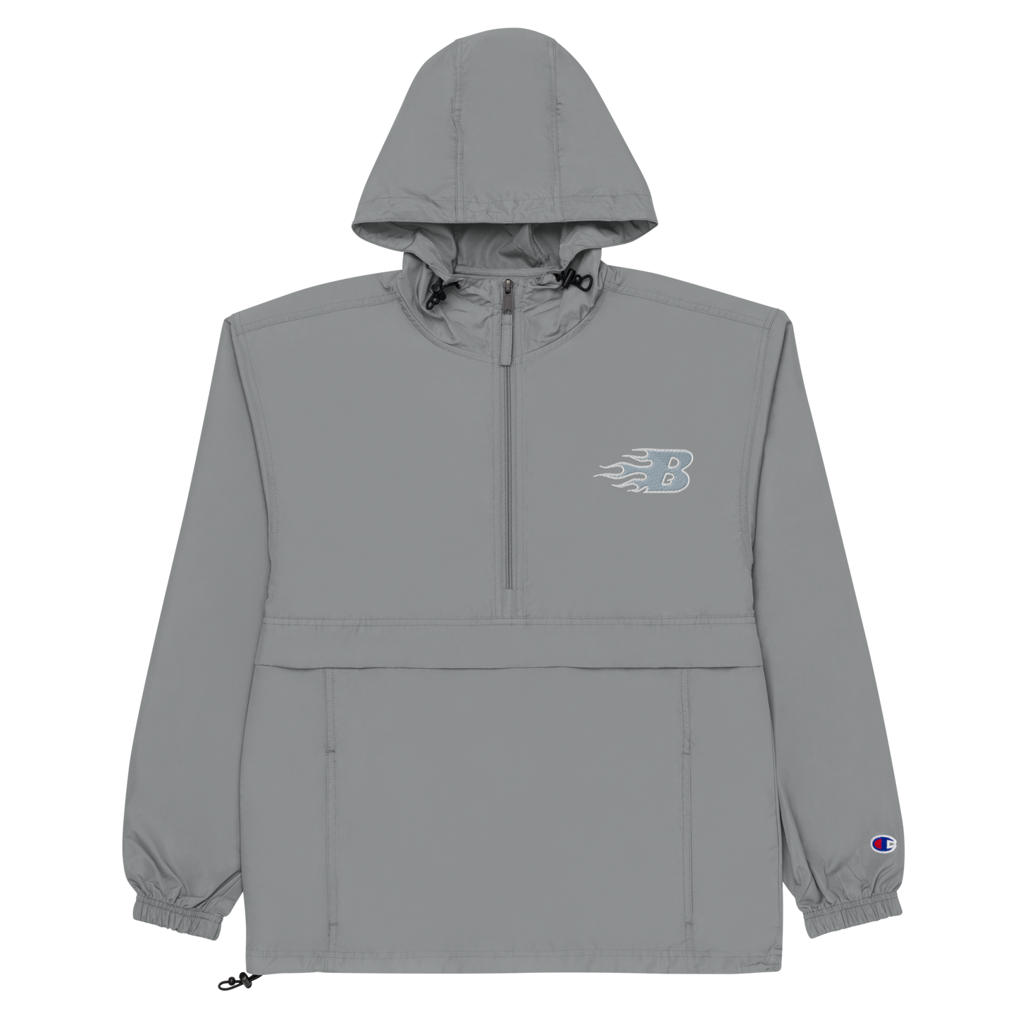 PACKABLE CHAMPION JACKET - CARBON GRAY
