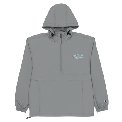 PACKABLE CHAMPION JACKET - CARBON GRAY