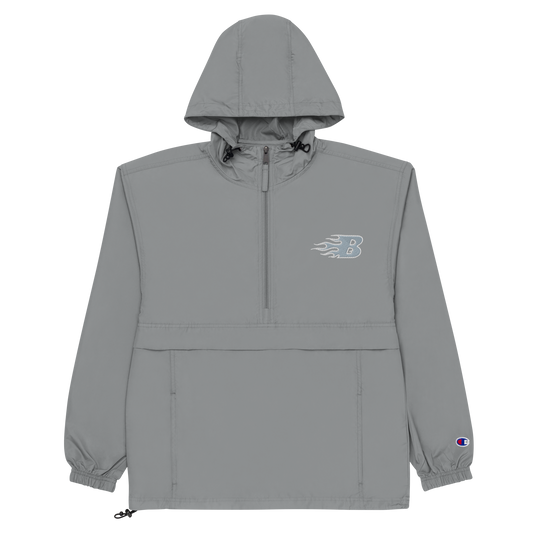 PACKABLE CHAMPION JACKET - CARBON GRAY