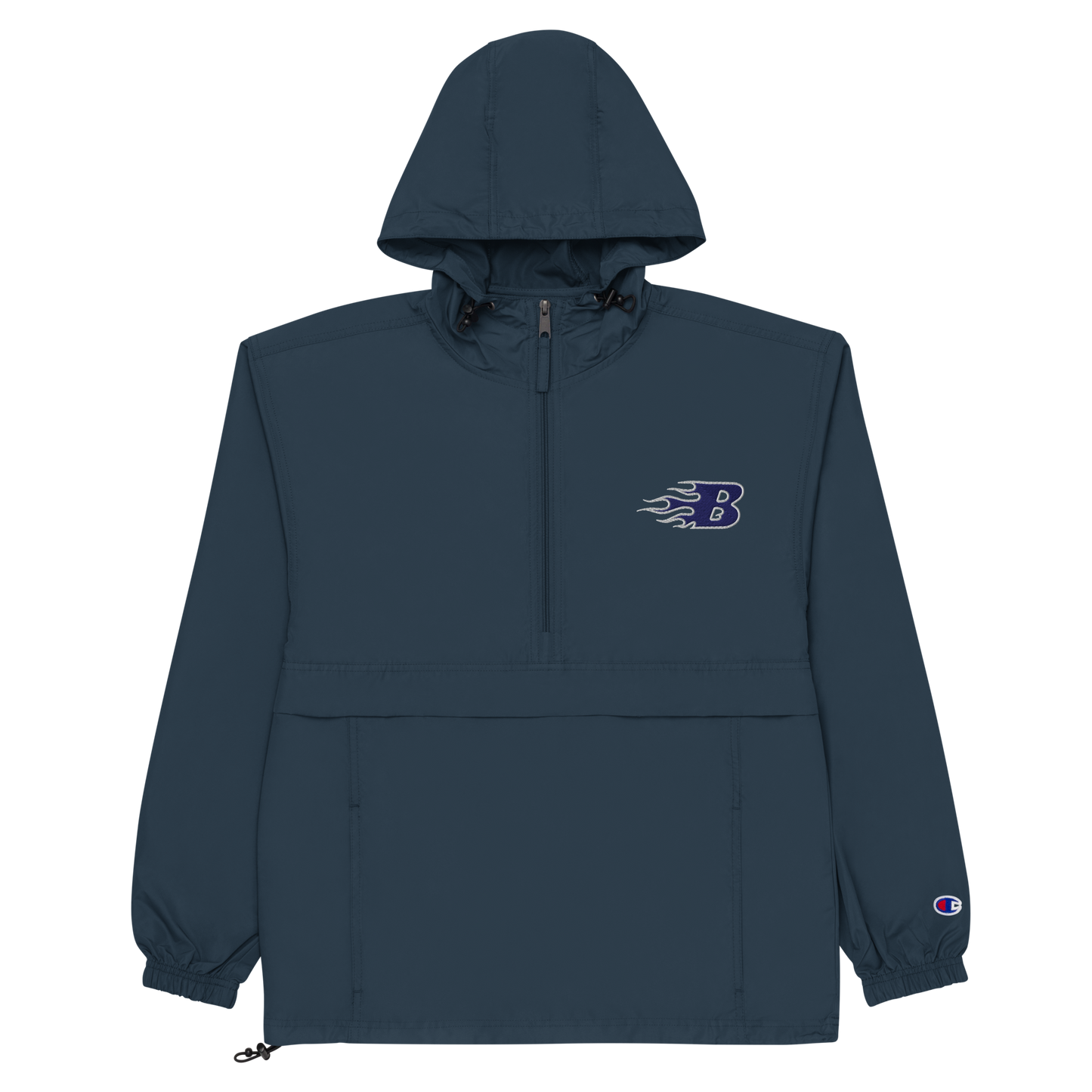 PACKABLE CHAMPION JACKET - NAVY BLUE
