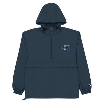 PACKABLE CHAMPION JACKET - NAVY BLUE